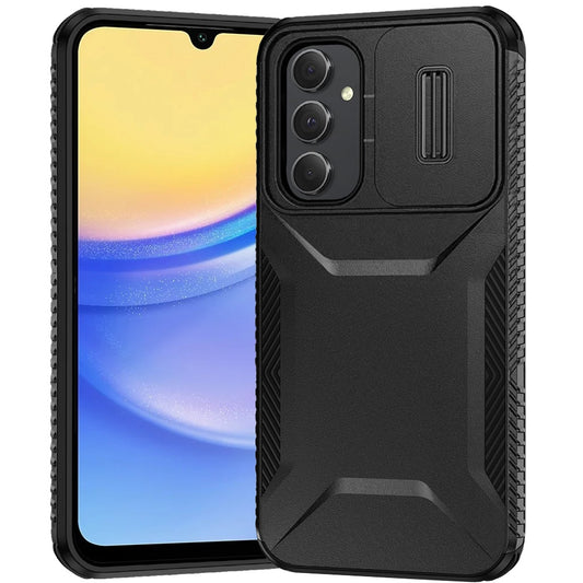 Samsung A15 5G Ultimate U Design Hybrid with Camera Window Covering - Black (1107450)