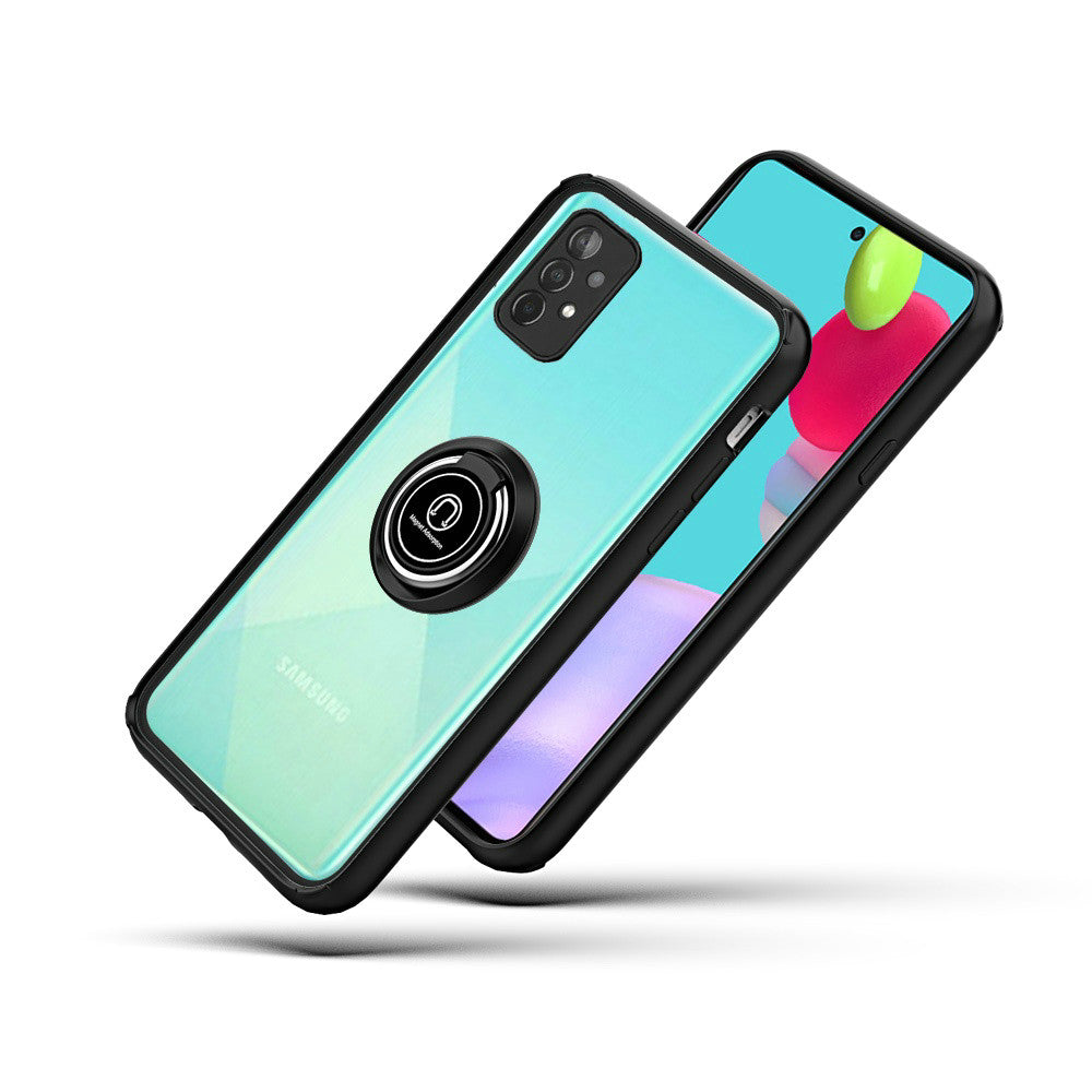 Samsung Galaxy A52 5G Magnetic RingStand Case Cover - Black (1101078)