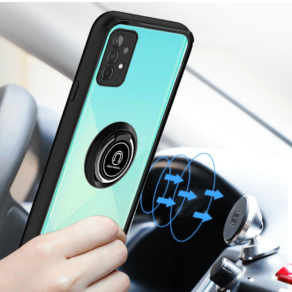 Samsung Galaxy A52 5G Magnetic RingStand Case Cover - Black (1101078)