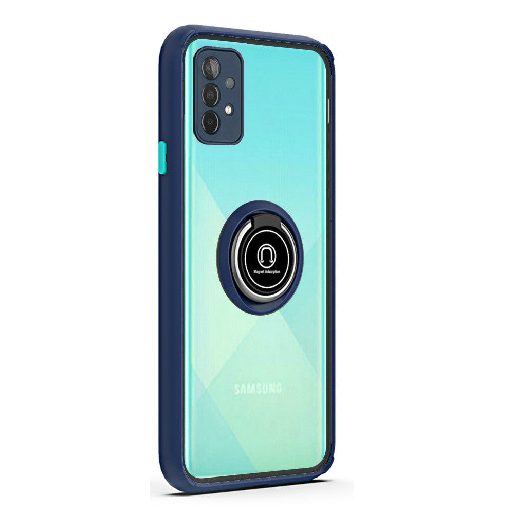 Samsung Galaxy A52 5G Magnetic RingStand Case Cover - Blue (1101079)