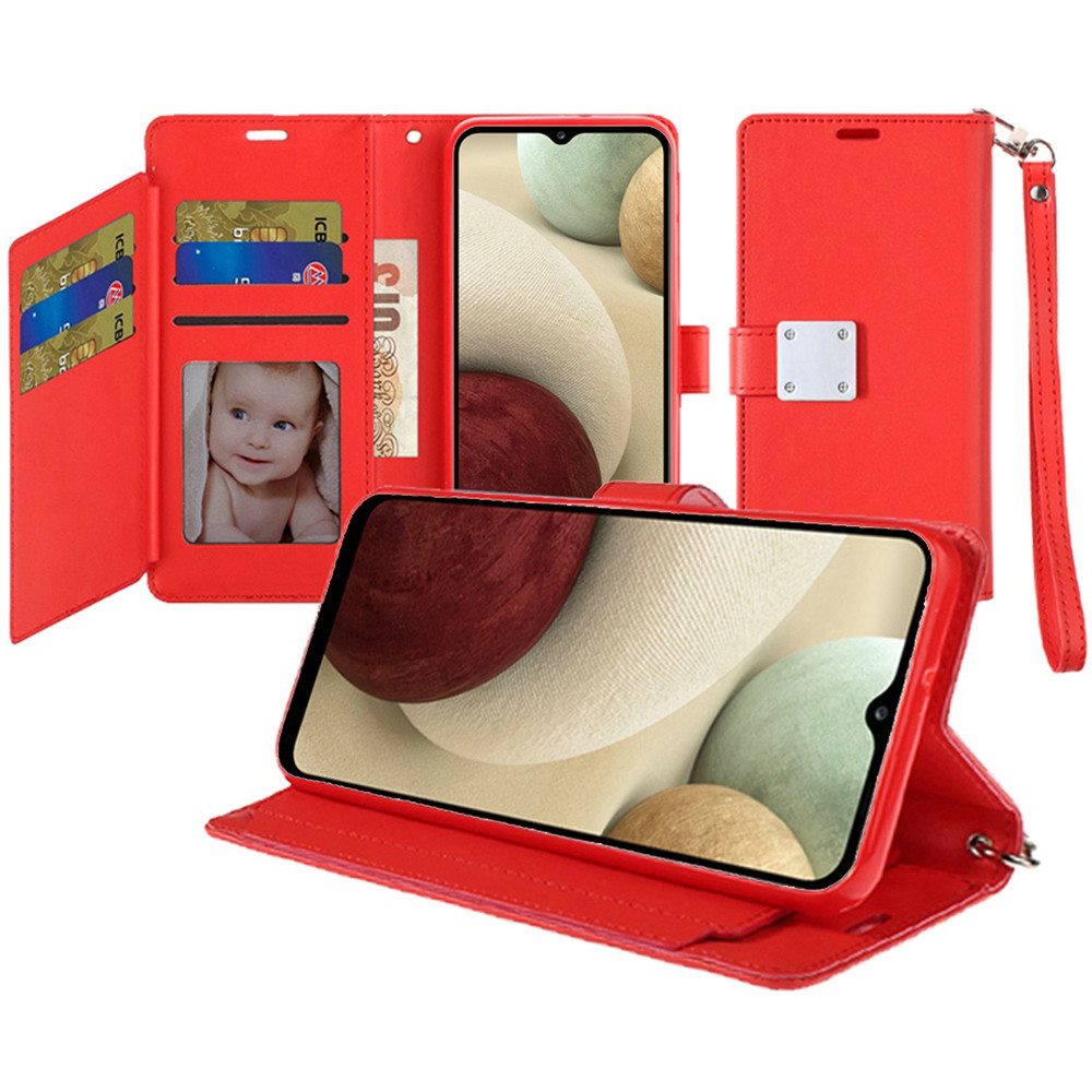 Cricket Influence Wallet ID Card Holder Case Cover - Red (1101251)