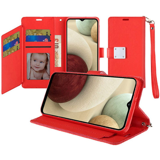 Cricket Influence Wallet ID Card Holder Case Cover - Red (1101251)