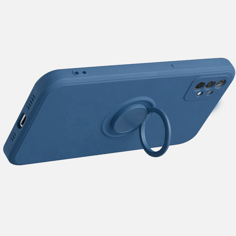 Samsung Galaxy A52 5G Extreme 2mm Ultra-Thick Ring Magnetic Stand Case Cover - Dark Blue (1103400)