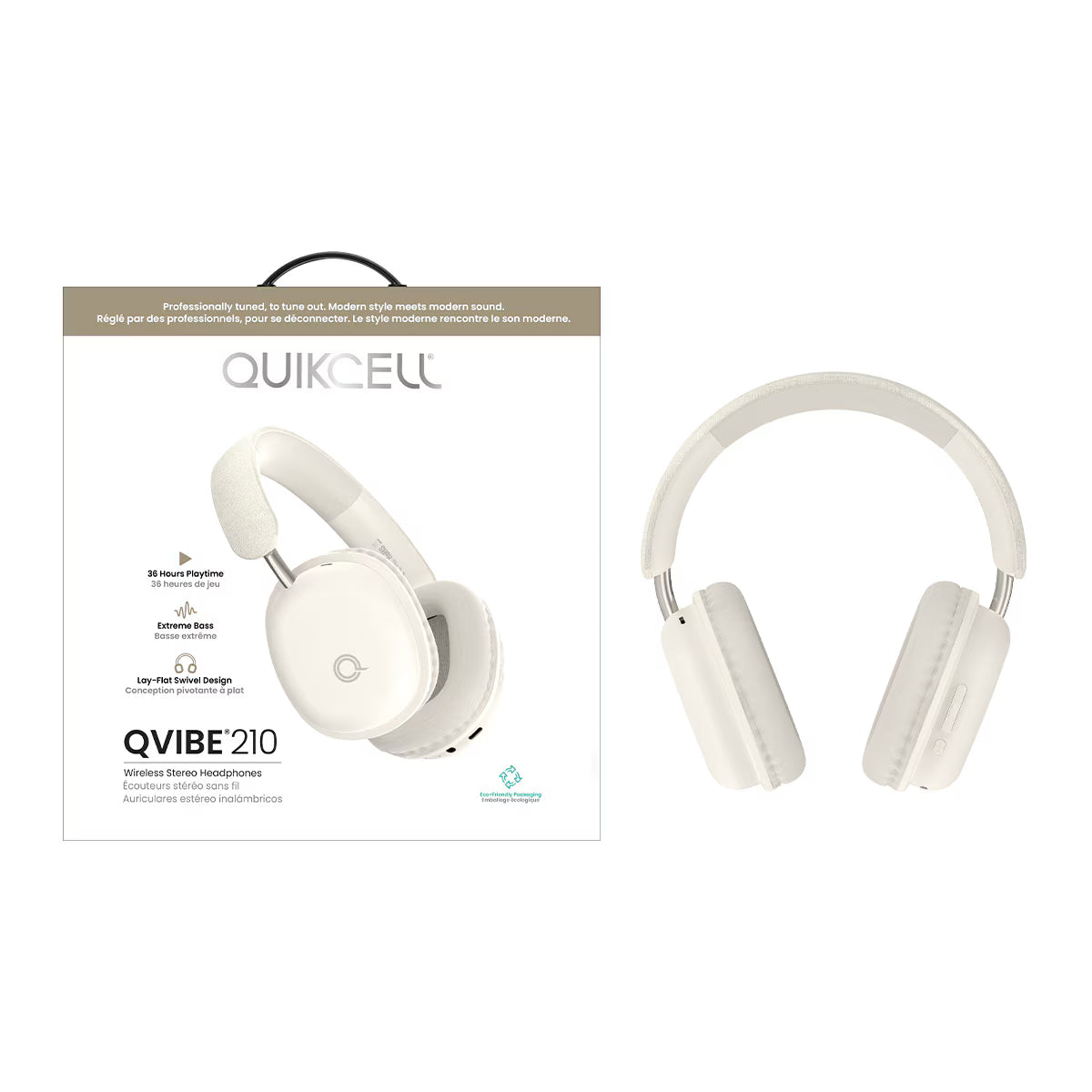 Quikcell  QVibe® 210 Oatmeal ( 1107880) (MSRP $59.99)