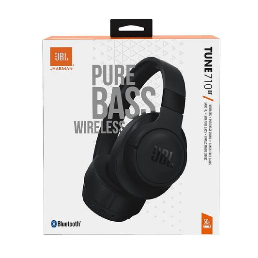 JBL Tune 710BT Wireless Over-Ear - Bluetooth Headphones with Microphone, 50H Battery, Hands-Free Cal  (1103132) (MSRP $99.99)