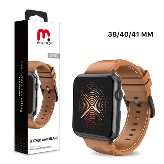 MyBat Pro Leather Watchband for Apple Watch 41mm / 40mm - Brown (1107627)