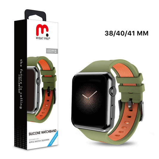 MyBat Pro Silicone Watchband for Apple Watch 41mm / 40mm - Green (1107628)