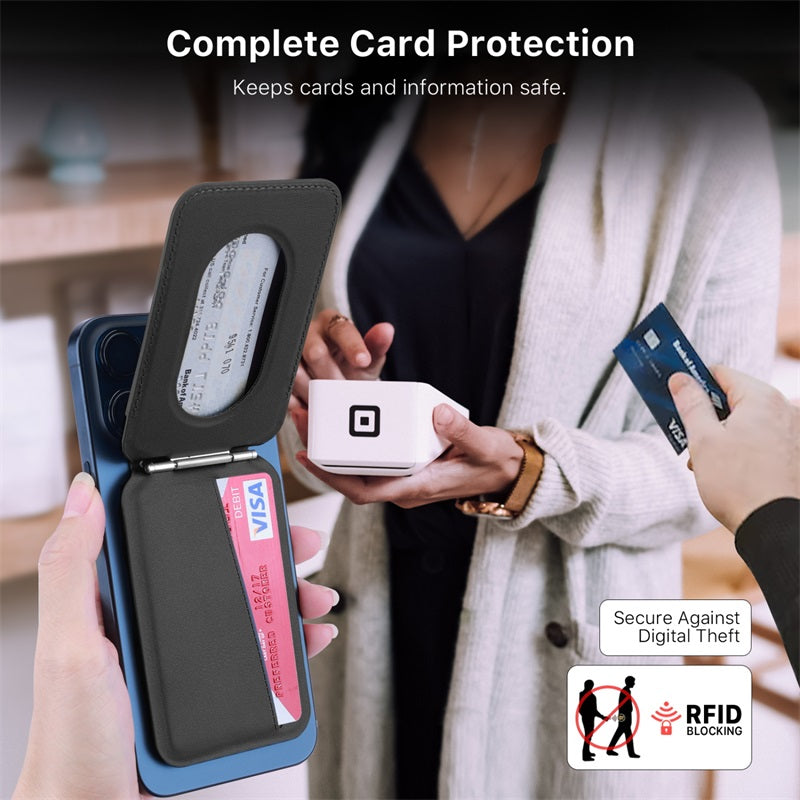 MyBat Pro MagStash Folio MagSafe Wallet - Black ( 1107724) (MSRP $49.99)