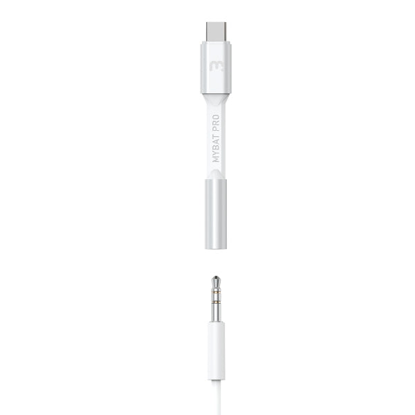 MyBat Pro USB-C to 3.5mm Audio Adapter - White (1102088)