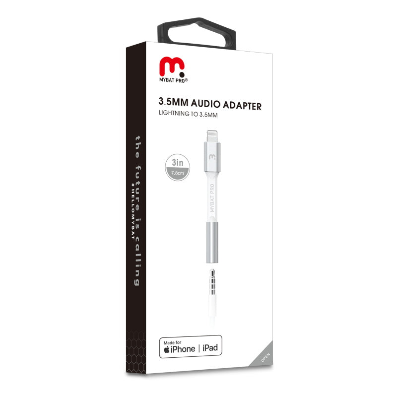 MyBat Pro MFi Lightning Connector to 3.5mm Adapter - White (1102541)