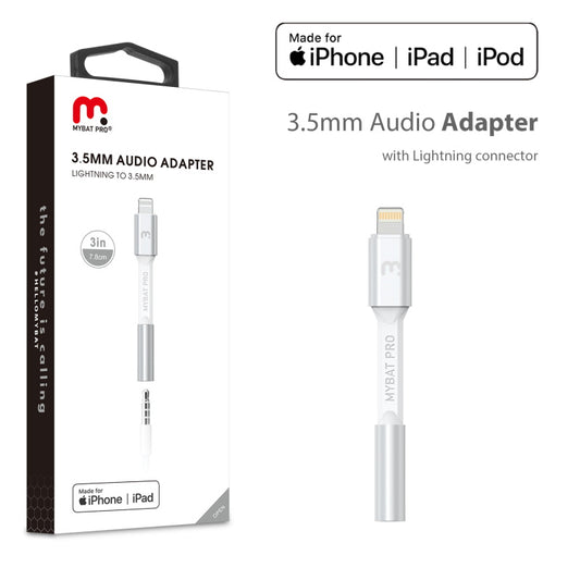 MyBat Pro MFi Lightning Connector to 3.5mm Adapter - White (1102541)