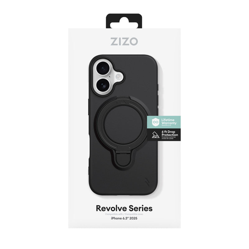 ZIZO REVOLVE Series iPhone 17 Case - Magnetic Black (1103190) (MSRP $59.99)