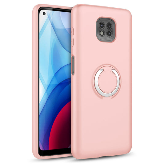 MOTO G POWER (2021) ZIZO REVOLVE SERIES CASE - ROSE QUARTZ (1103997)