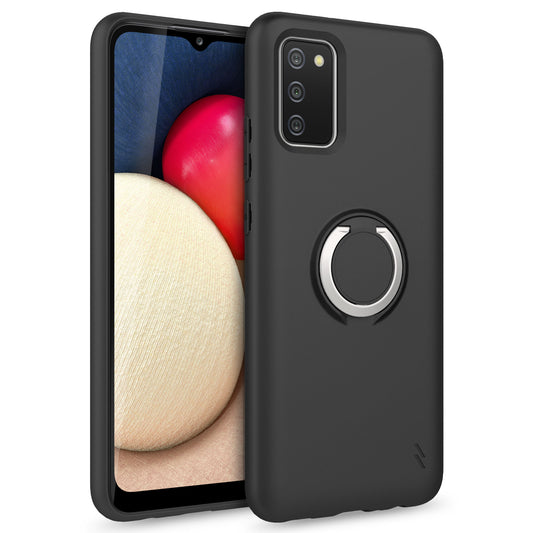SAMSUNG GALAXY A02S ZIZO REVOLVE SERIES CASE - MAGNETIC BLACK (1100962)
