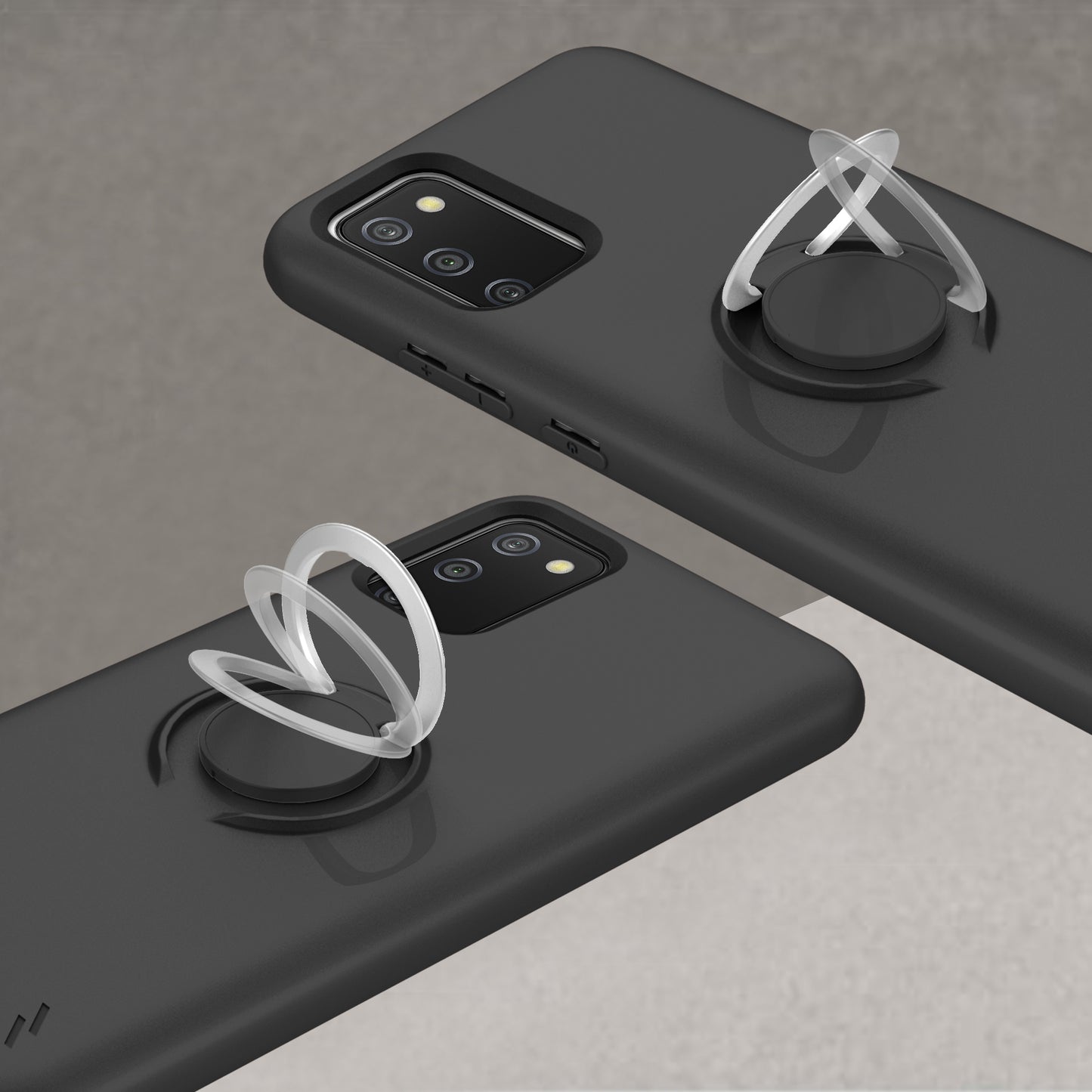 SAMSUNG GALAXY A02S ZIZO REVOLVE SERIES CASE - MAGNETIC BLACK (1100962)