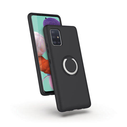 GALAXY A51 5G ZIZO REVOLVE SERIES CASE - (MAGNETIC BLACK) (10354)