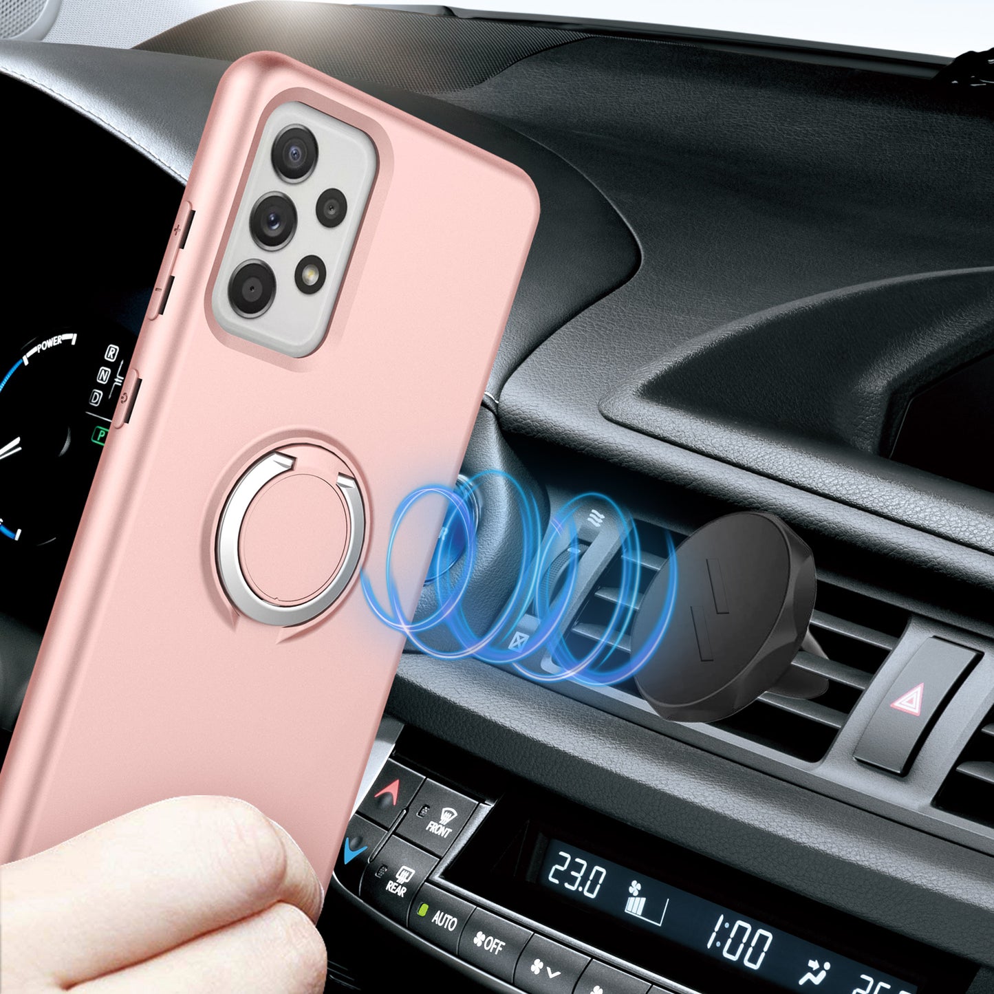 SAMSUNG GALAXY A52 5G ZIZO REVOLVE SERIES CASE - ROSE QUARTZ (1101098)