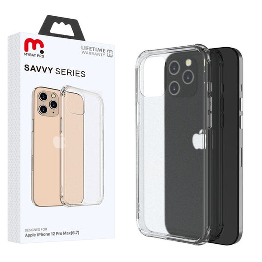 Apple iPhone 12 Pro Max (6.7) MyBat Pro Savvy Series Case - Frosted Clear (1100839)