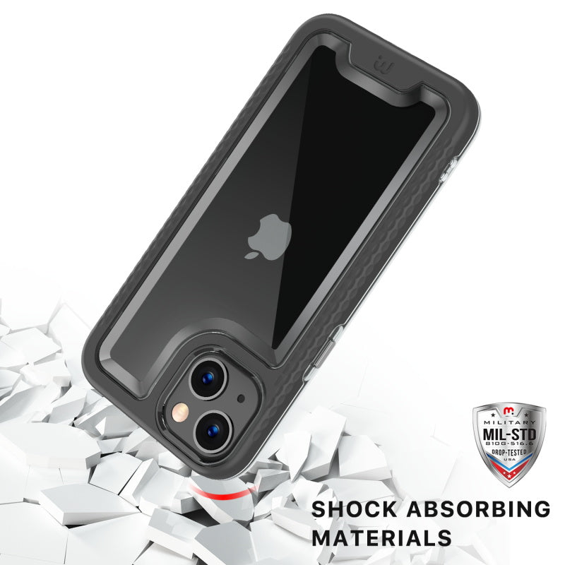 MyBat Pro Lux Series Case with Tempered Glass for Apple iPhone 13 mini (5.4) - Black (1102034)