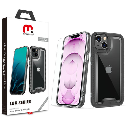 MyBat Pro Lux Series Case with Tempered Glass for Apple iPhone 13 mini (5.4) - Black (1102034)