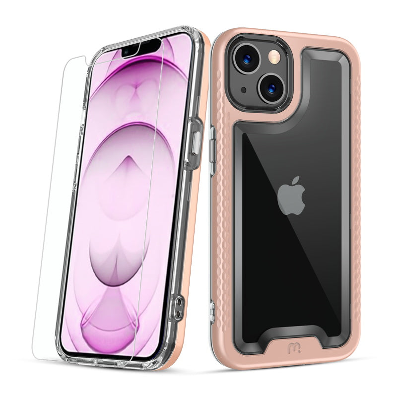 MyBat Pro Lux Series Case with Tempered Glass for Apple iPhone 13 mini (5.4) - Rose Gold (1102033)