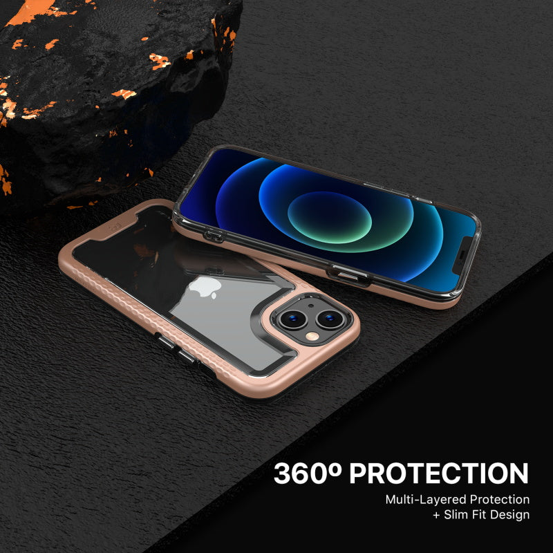 MyBat Pro Lux Series Case with Tempered Glass for Apple iPhone 13 mini (5.4) - Rose Gold (1102033)