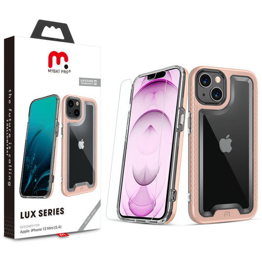 MyBat Pro Lux Series Case with Tempered Glass for Apple iPhone 13 mini (5.4) - Rose Gold (1102033)
