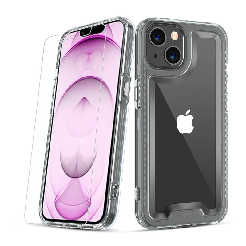 MyBat Pro Lux Series Case with Tempered Glass for Apple iPhone 13 mini (5.4) - Clear (1102032)