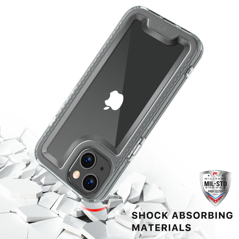 MyBat Pro Lux Series Case with Tempered Glass for Apple iPhone 13 mini (5.4) - Clear (1102032)