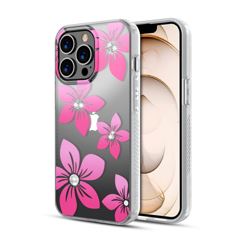 MyBat Pro Mood Series Case (with Diamonds) for Apple iPhone 13 Pro (6.1) - Blossom (1102055)