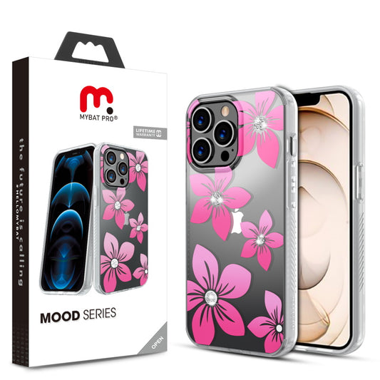 MyBat Pro Mood Series Case (with Diamonds) for Apple iPhone 13 Pro (6.1) - Blossom (1102055)