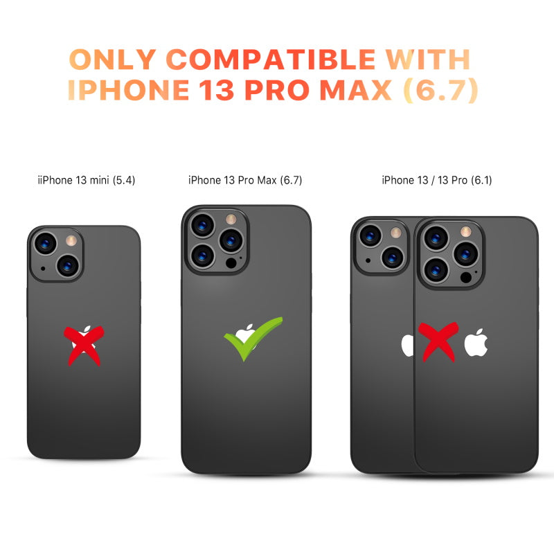 MyBat Pro Full Coverage Tempered Glass Screen Protector for Apple iPhone 13 Pro Max (6.7) - Black (1102087)