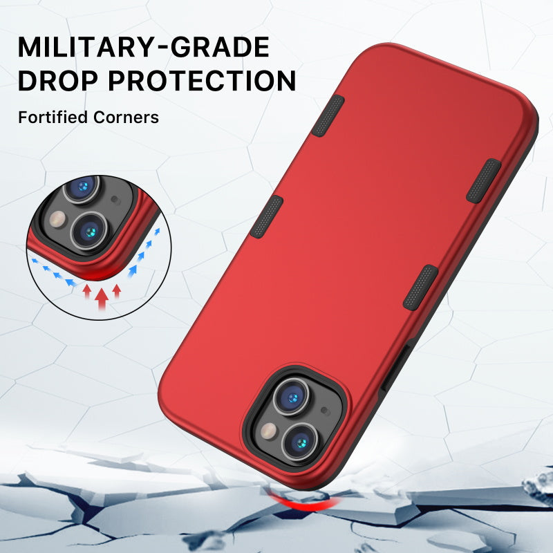 Apple iPhone 14 Max /iPhone 15 Plus (6.7)  MyBat Pro TUFF Subs Series Case - Red (1104685)
