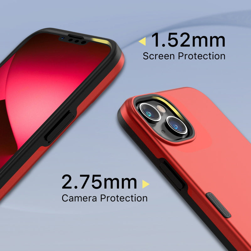 Apple iPhone 14 Max /iPhone 15 Plus (6.7)  MyBat Pro TUFF Subs Series Case - Red (1104685)