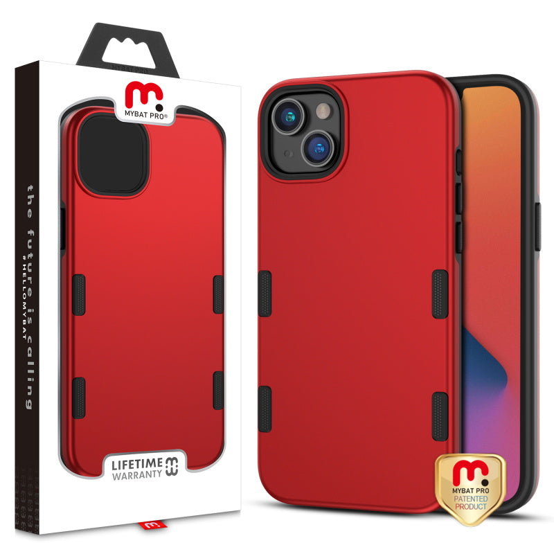 Apple iPhone 14 Max /iPhone 15 Plus (6.7)  MyBat Pro TUFF Subs Series Case - Red (1104685)
