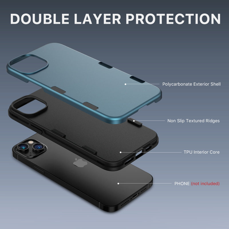 Apple iPhone 14 Max/ iPhone 15 Plus (6.7) MyBat Pro TUFF Subs Series Case - Blue (1104684)