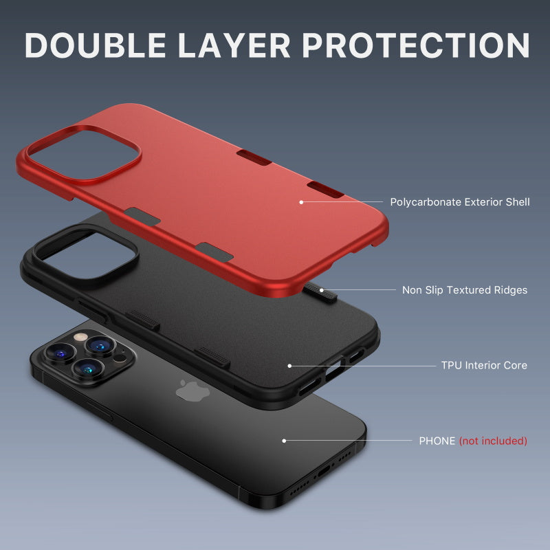 Apple iPhone 14 PRO MAX 6.7 Mybat Pro TUFF Subs Series Case - Red (1104709)