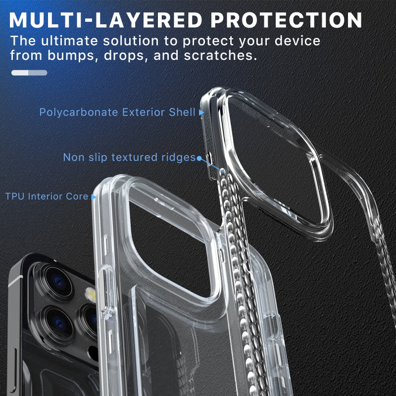 Apple iPhone 14 PRO MyBat Pro Lux Series Case with Tempered Glass - Clear (1104688)
