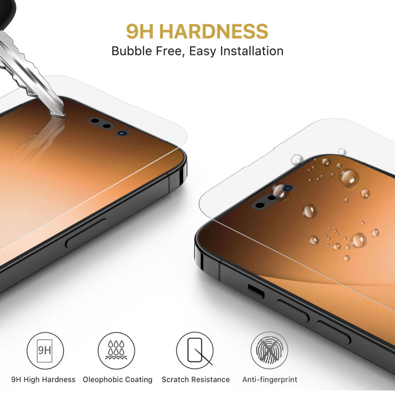Apple iPhone 14 PRO MyBat Pro Tempered Glass Screen Protector (2.5D) - Clear (1104712)