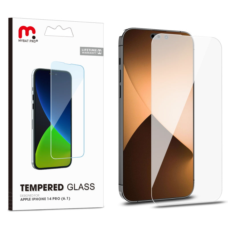 Apple iPhone 14 PRO MyBat Pro Tempered Glass Screen Protector (2.5D) - Clear (1104712)