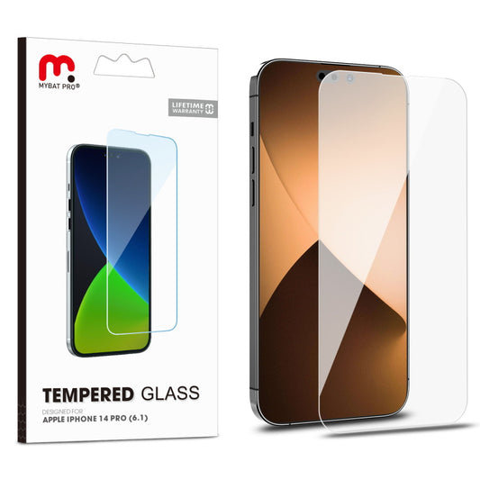 Apple iPhone 14 PRO MyBat Pro Tempered Glass Screen Protector (2.5D) - Clear (1104712)