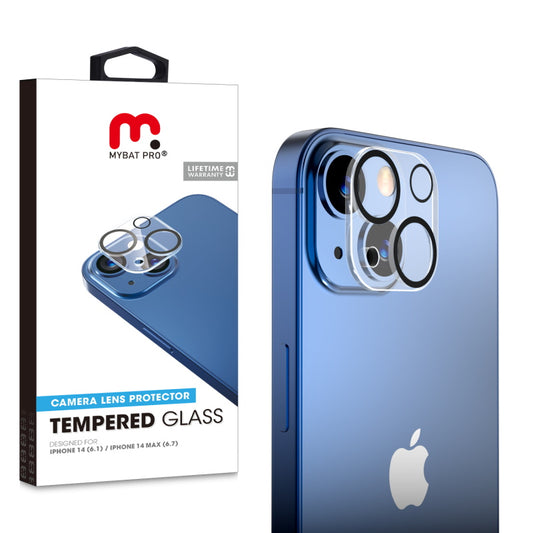 Apple iPhone 14 (6.1) / 14 Plus (6.7) MyBat Pro Tempered Glass Lens Protector (2.5D)  - Clear (1104888)