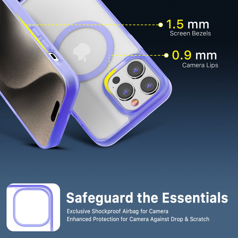 Apple iPhone 15 Pro (6.1) MyBat Pro Lunar Lite Series w/ MagSafe Case - Purple (1106209)