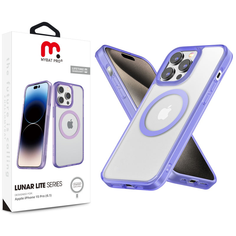 Apple iPhone 15 Pro (6.1) MyBat Pro Lunar Lite Series w/ MagSafe Case - Purple (1106209)