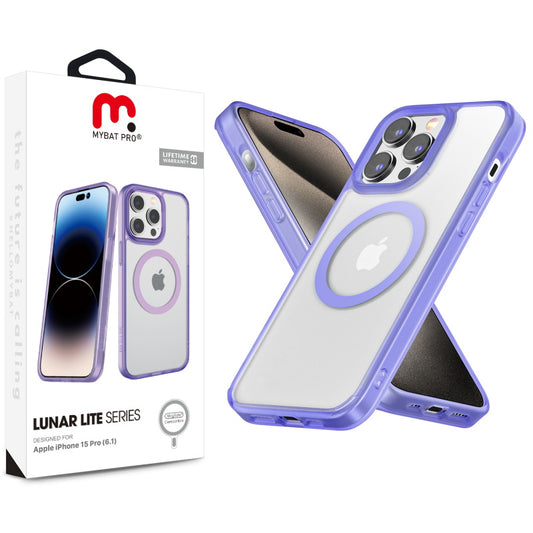 Apple iPhone 15 Pro (6.1) MyBat Pro Lunar Lite Series w/ MagSafe Case - Purple (1106209)