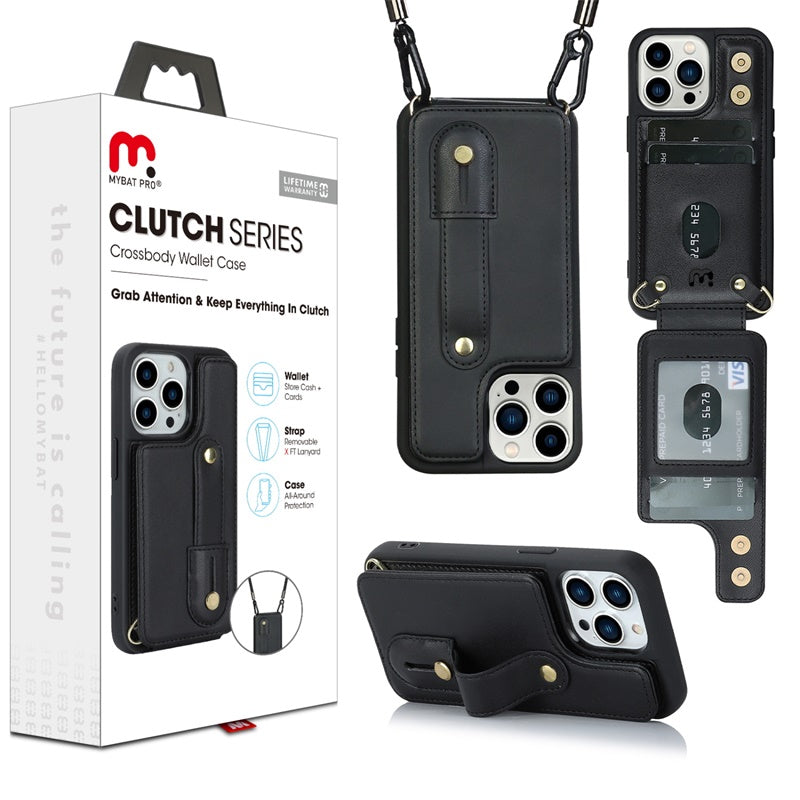 MyBat Pro Clutch Series Case for Apple iPhone 15 Pro Max (6.7) - Black (1106420)