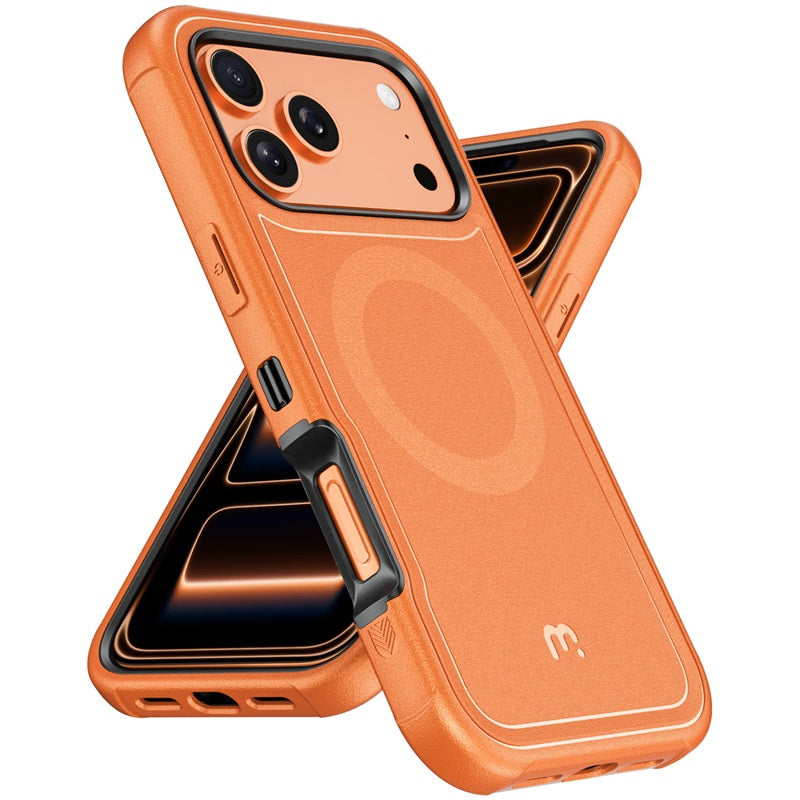 MyBat Pro Maverick Series Rogue Edition MagSafe Case for Apple iPhone 17 Pro Max - Cosmic Orange ( 1107657) (MSRP $59.99)