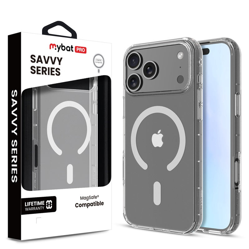 MyBat Pro Savvy Series MagSafe Case for Apple iPhone 17 Pro Max - Clear (1103314) (MSRP $59.99)