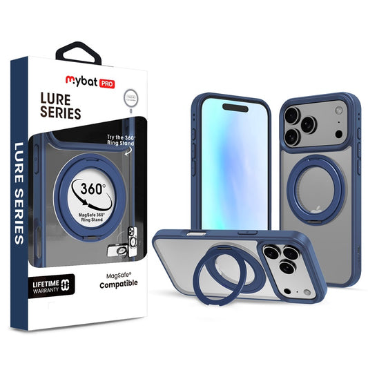 MyBat Pro Lure Series 360° Ring Stand MagSafe Case for Apple iPhone 17 Pro Max - Blue ( 1103472) (MSRP $49.99)