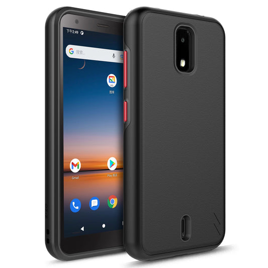 CRICKET DEBUT 4G LTE ZIZO REALM SERIES CASE - BLACK (1102273)